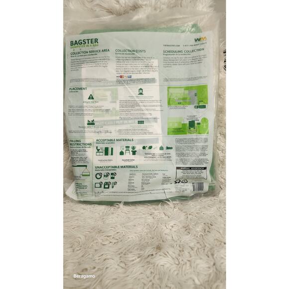 Bagster Dumpster in a Bag Green 606 Gallon Capacity - Picture 2 of 5